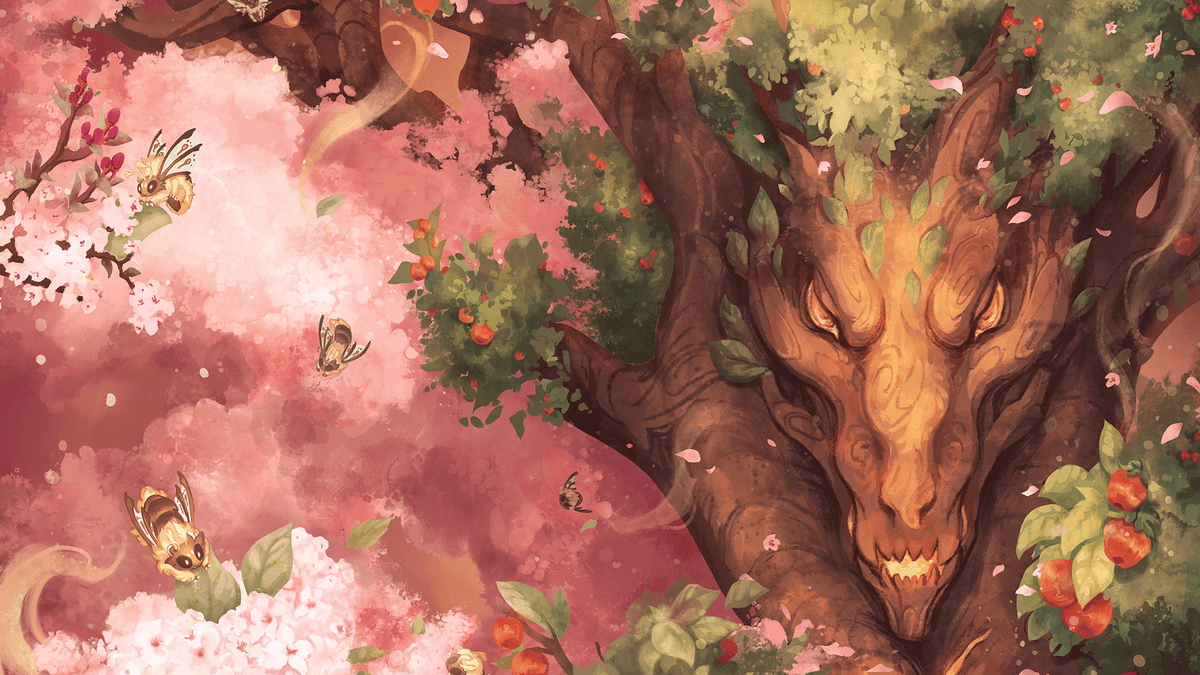 Floral Dragons